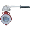 D41F型手動調(diào)節(jié)式四氟密封蝶閥PN6～PN10